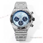 Superclone Breitling Super Chronomat Ice Blue Limited Edition Watch 44mm for Men